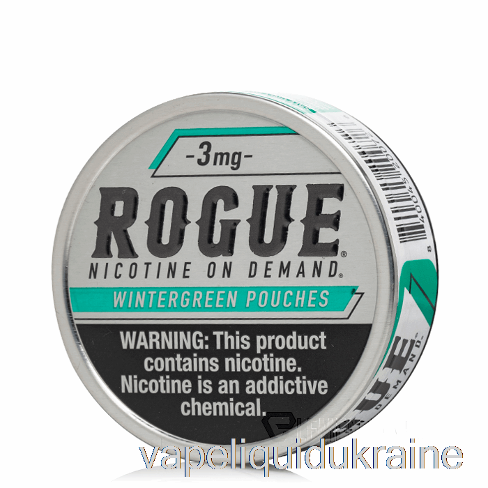 Vape Liquid Ukraine ROGUE Nicotine Pouches - WINTERGREEN 3mg